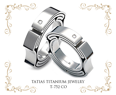 TATIAS Titanium Couple Ring T-752 CO