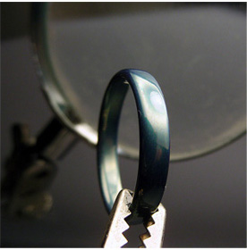 TATIAS Color Inlay Titanium Ring