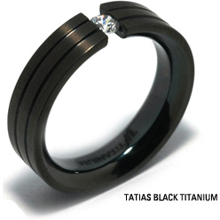 TATIAS Black Titanium Ring